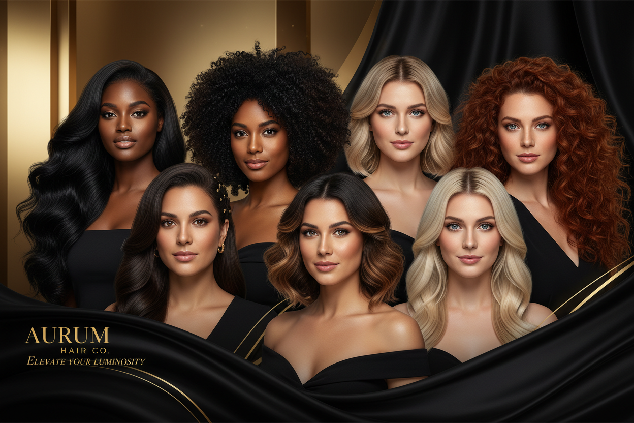 Diverse Women Hair Banner